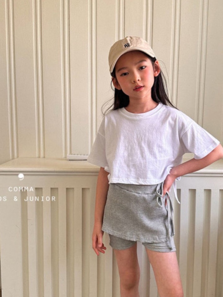 Slit Crop Tee