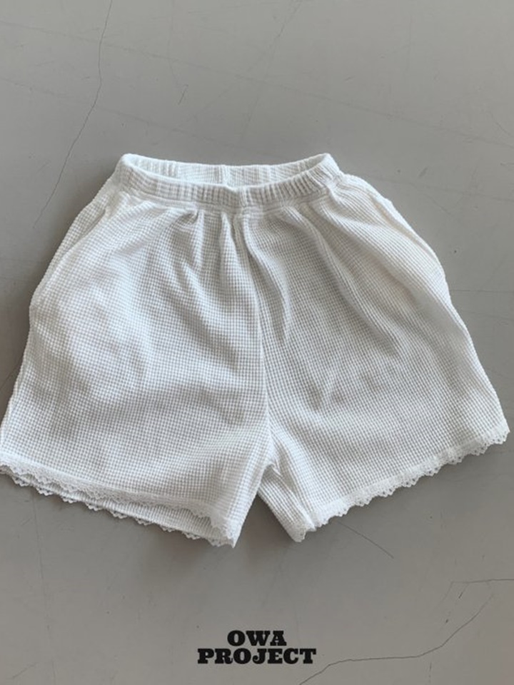 Waffle Lace Pants