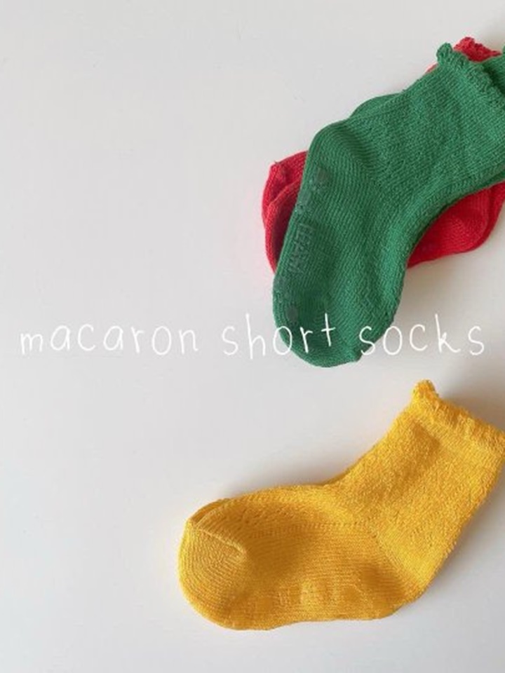 Macaroon Short Socks Set