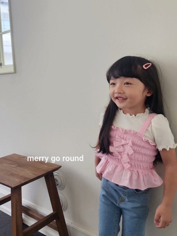 Petite Ribbon Sleeveless Tee