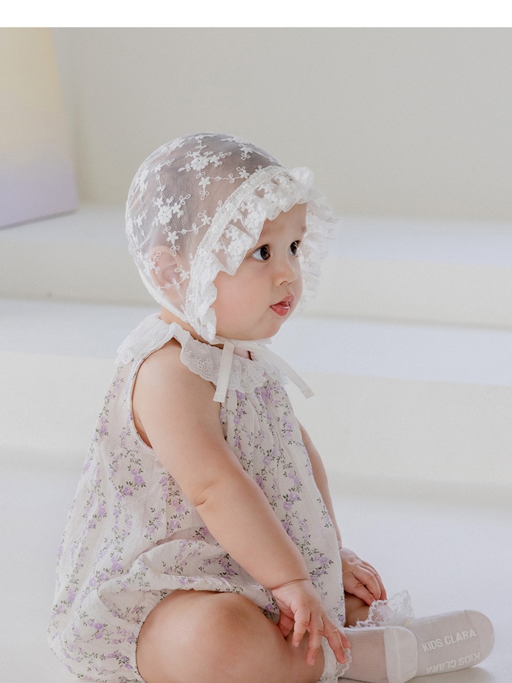 Mello Lace Baby Bonnet