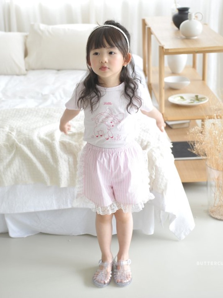 Lace Vertical Pin Pants