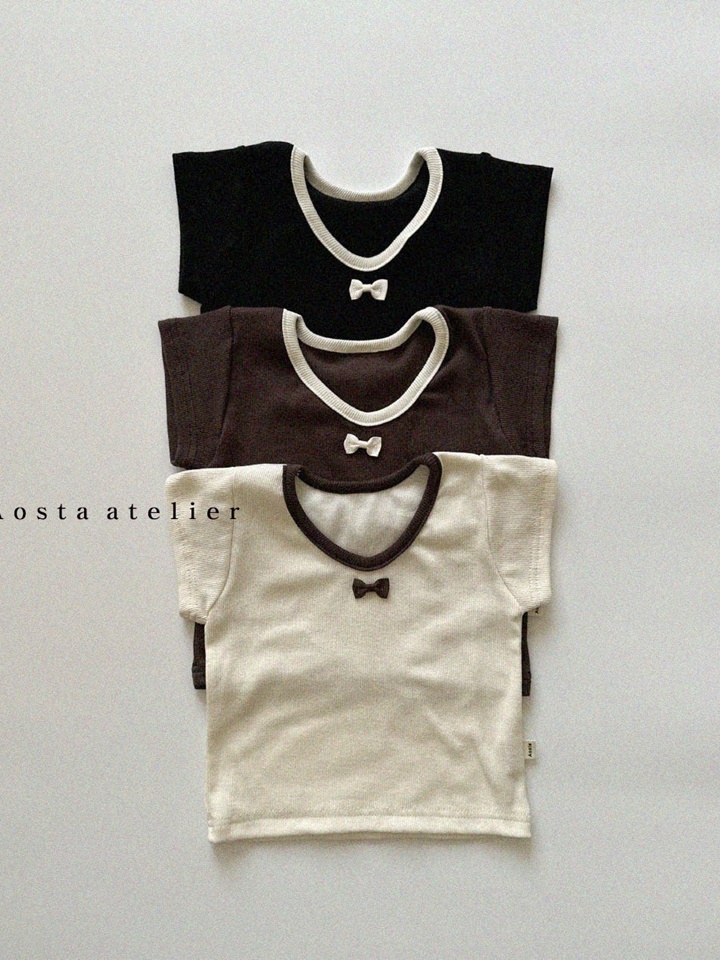 Rib Ribbon Tee