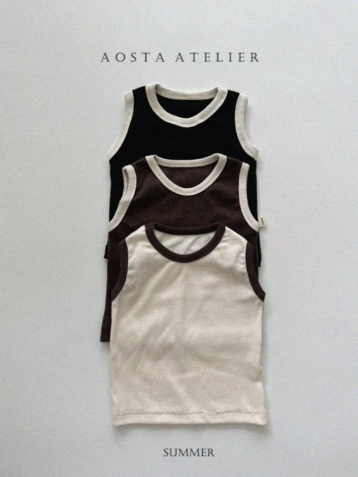 Rib Sleeveless Tee