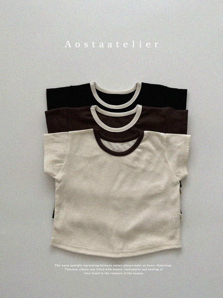 Rib Short Sleeve Tee