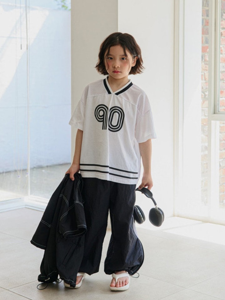 Mesh V Neck Tee