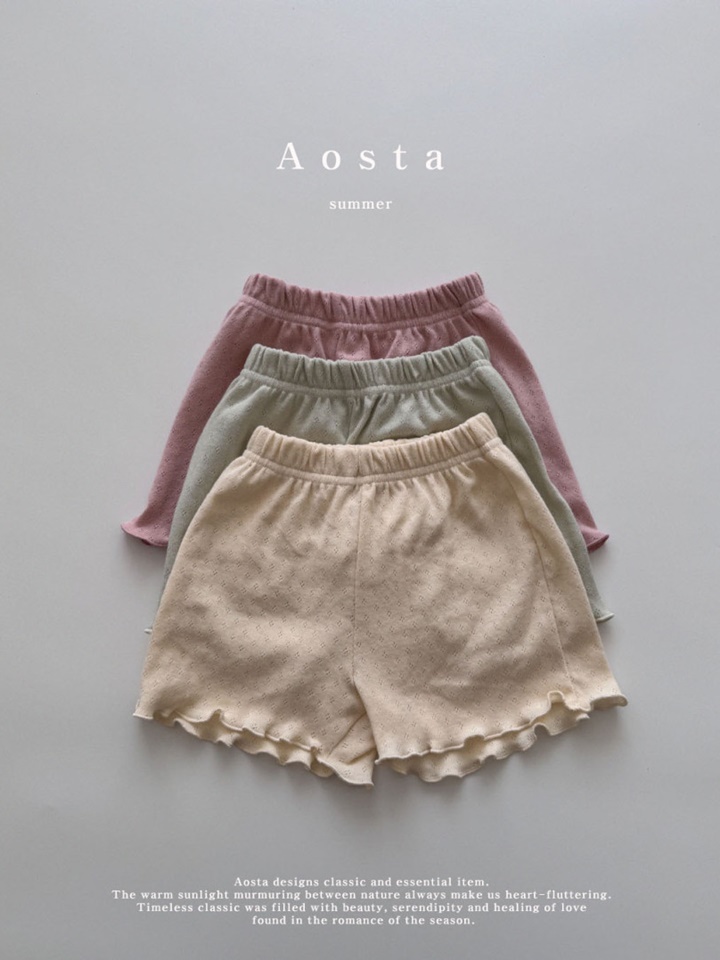Eyelet Pants