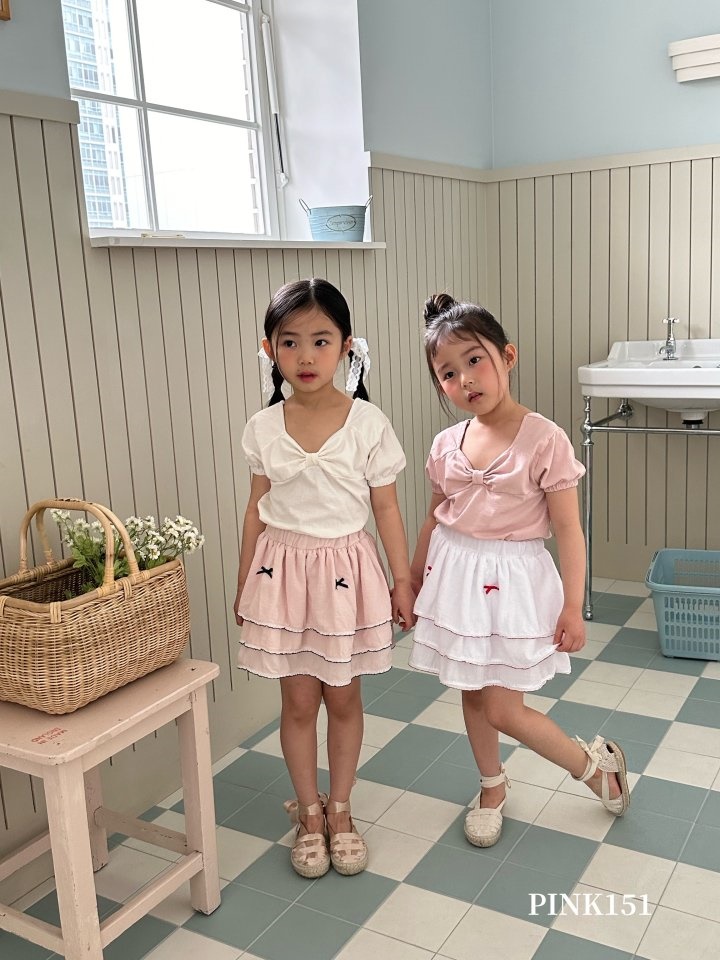 Ribbon Kan Kan Skirt