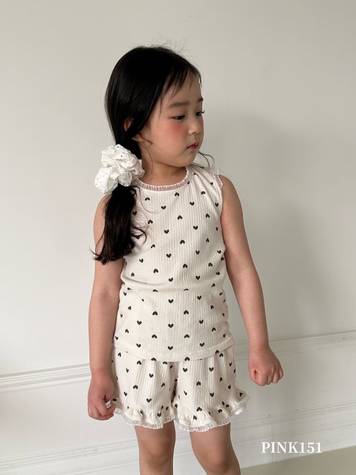 Heart Frill Sleevless Tee