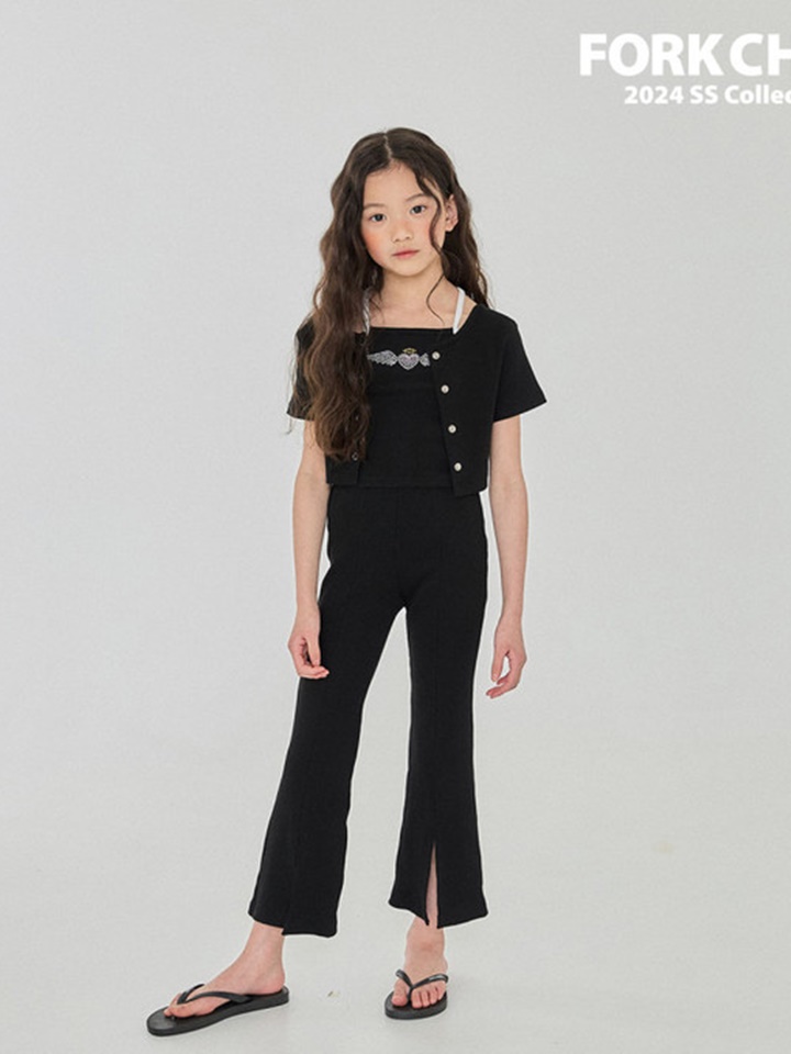 Open Boots Cut Leggings