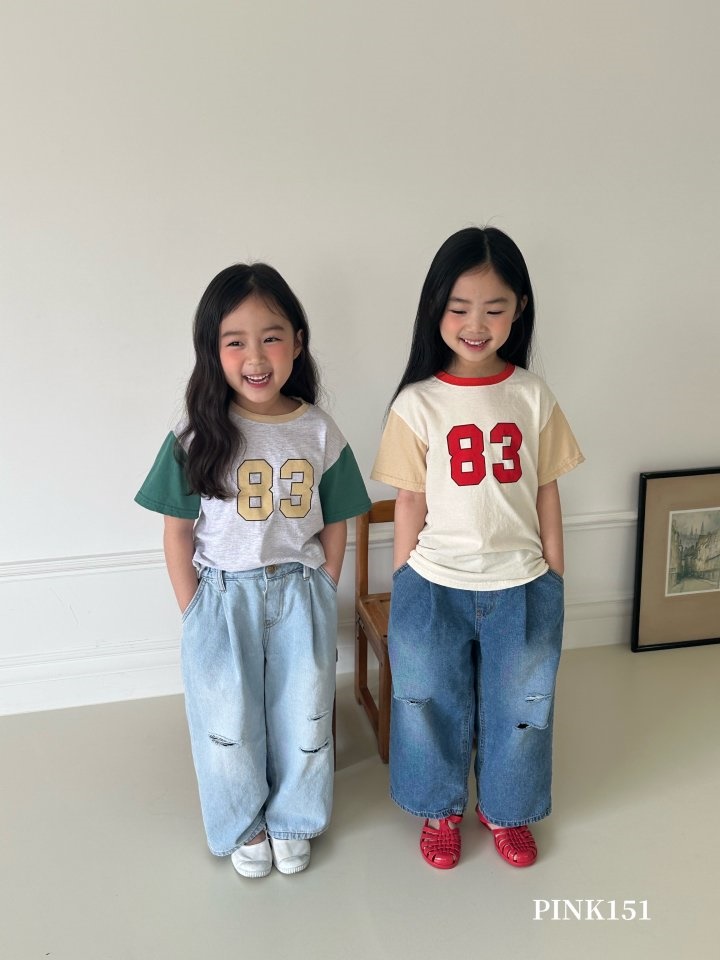 Tirple Color Short Sleeve Tee