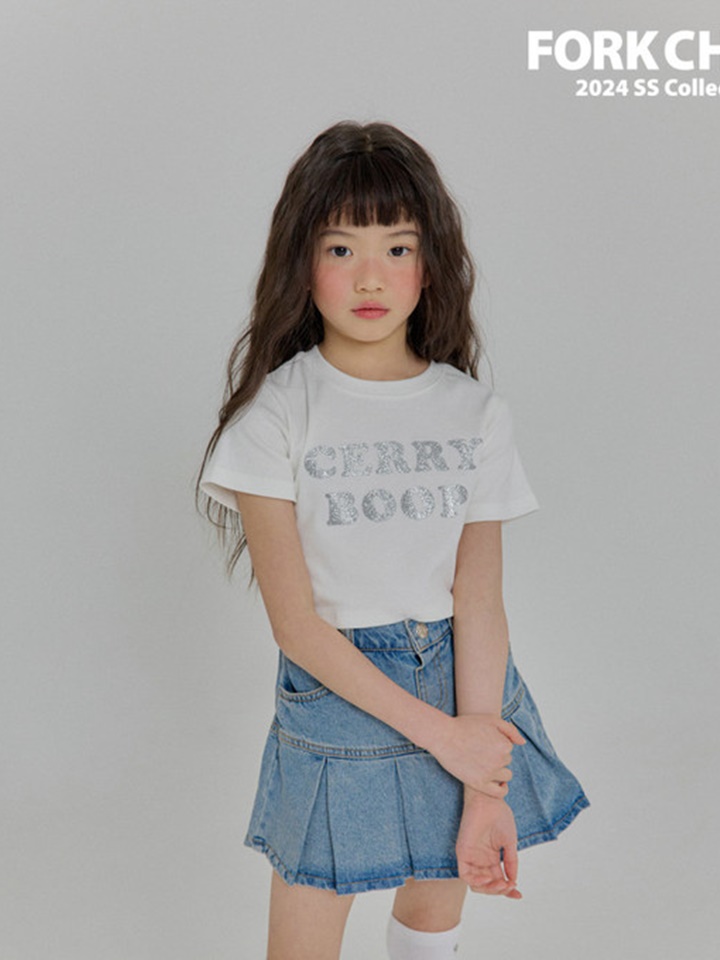 Glitter Crop Tee