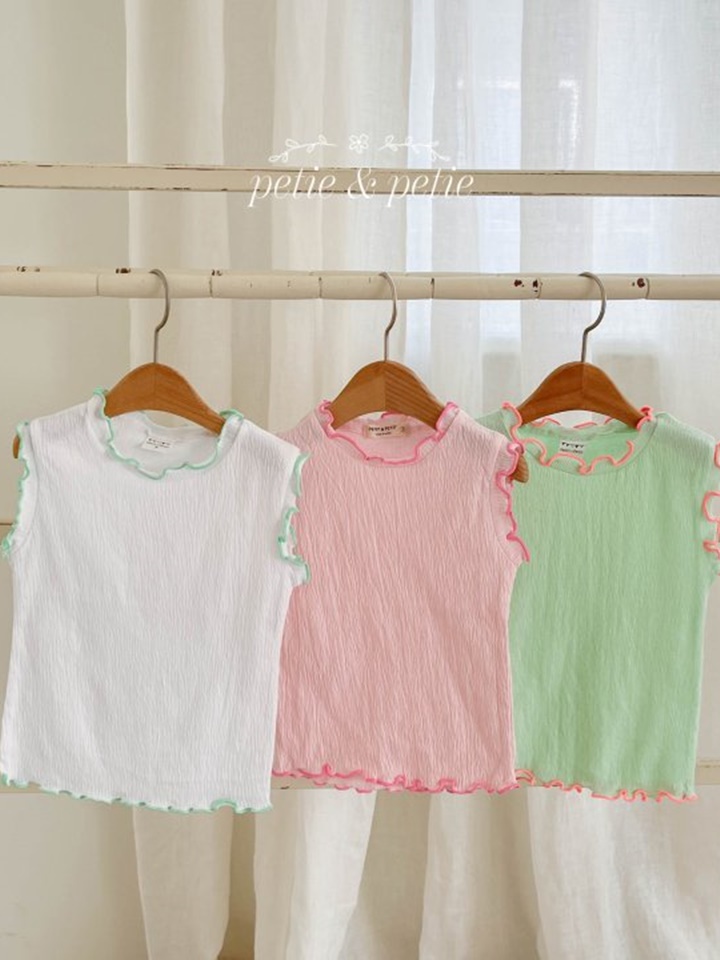 Color Terry Sleeveless Tee