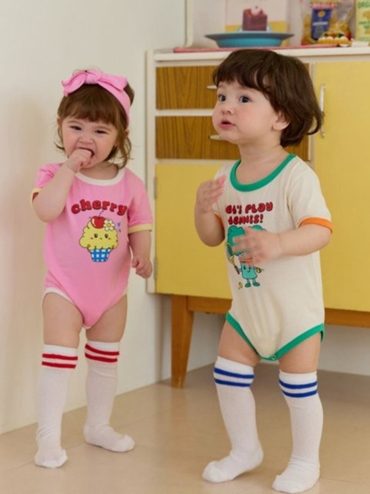 Color Short Sleeve Body Suit