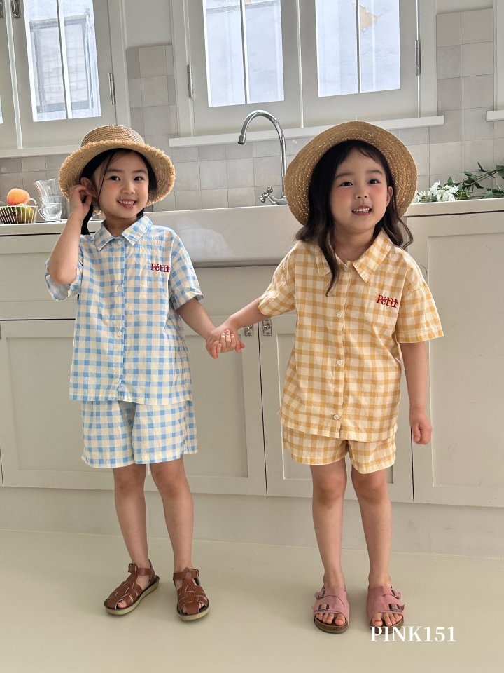 Petite Check Shorts