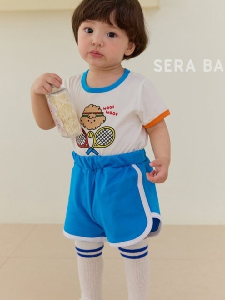Tennis Shorts Top Bottom Set