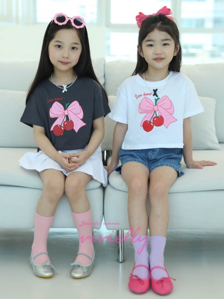 Cherry Ribbon Tee