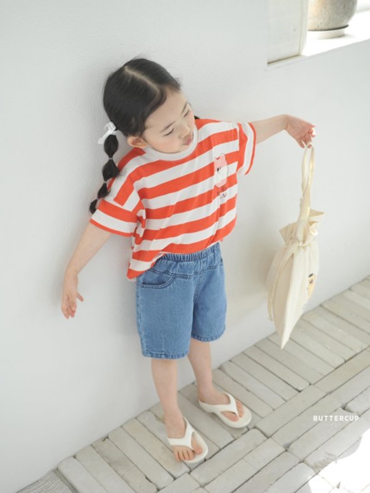 Dart Denim Shorts
