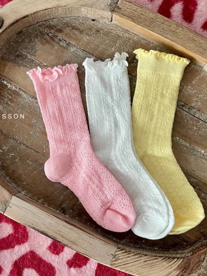 24 Summer Frill Socks