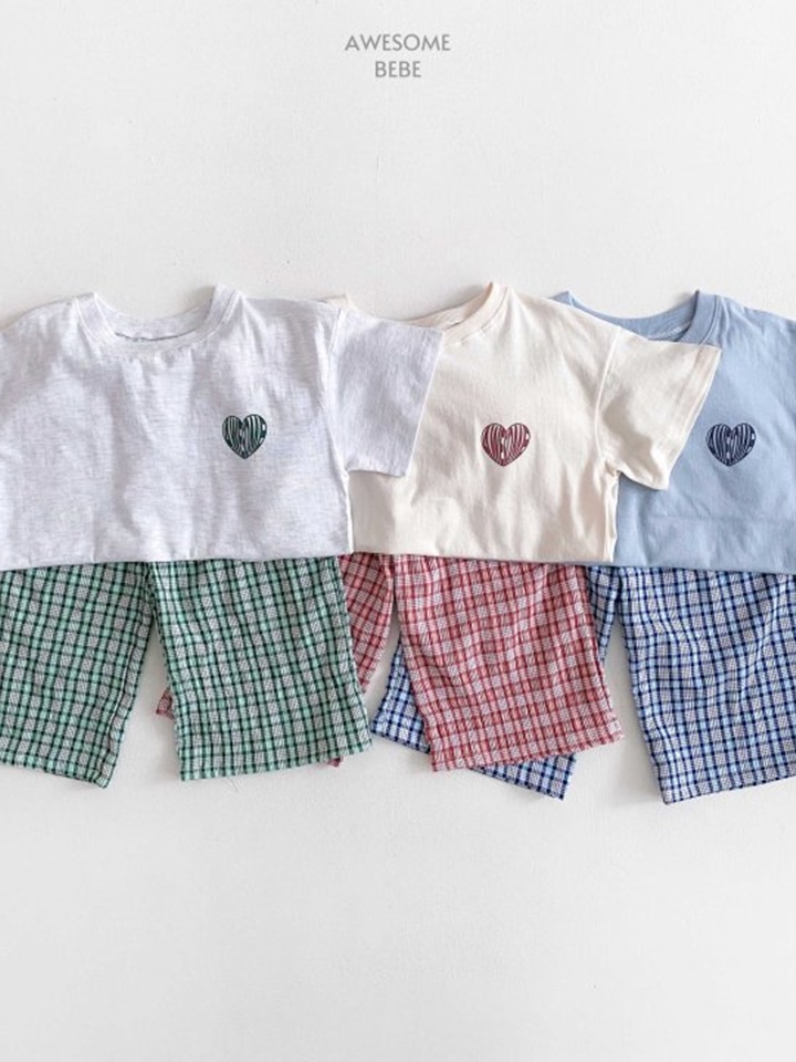 Awesome Check Top Bottom Set