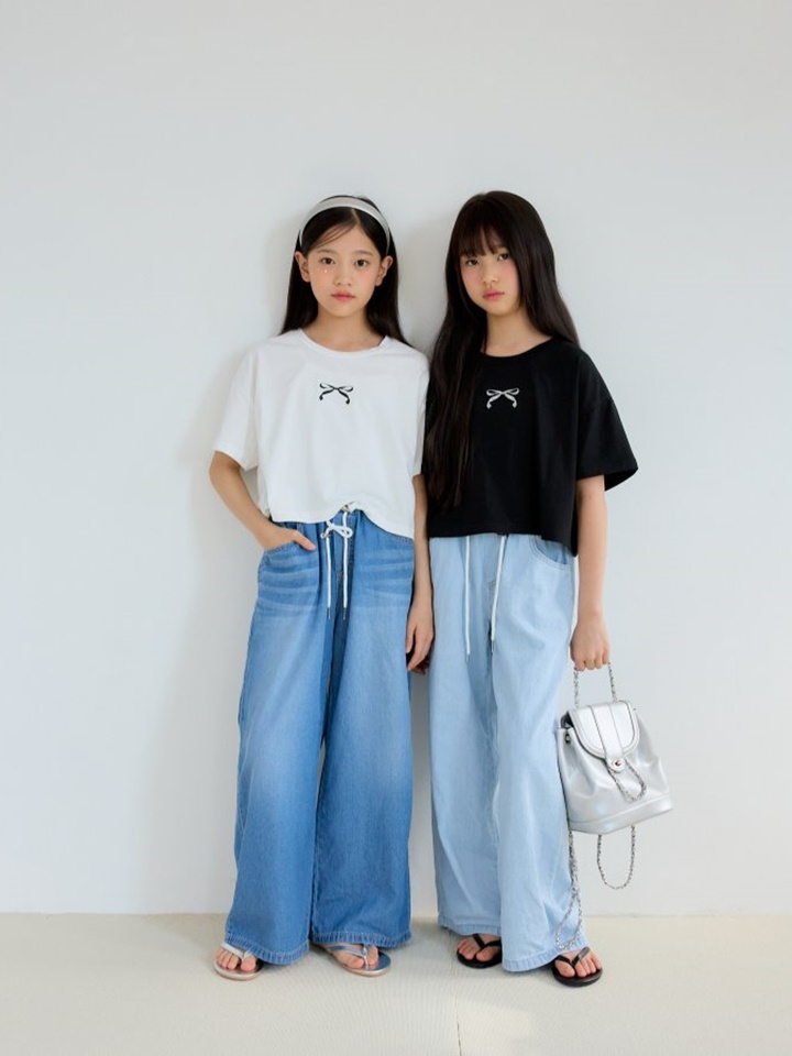 Aqua Denim Pants