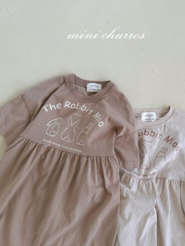 Rabbit Shirring One-Piece