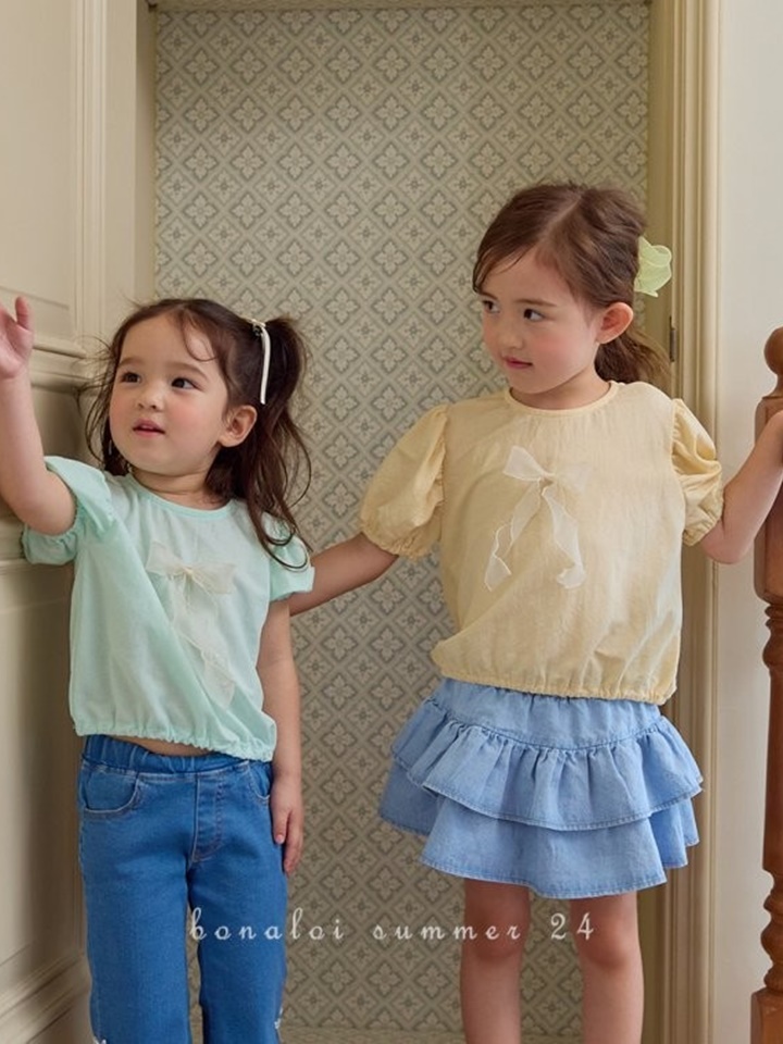 Petite Puff Ribbon Tee