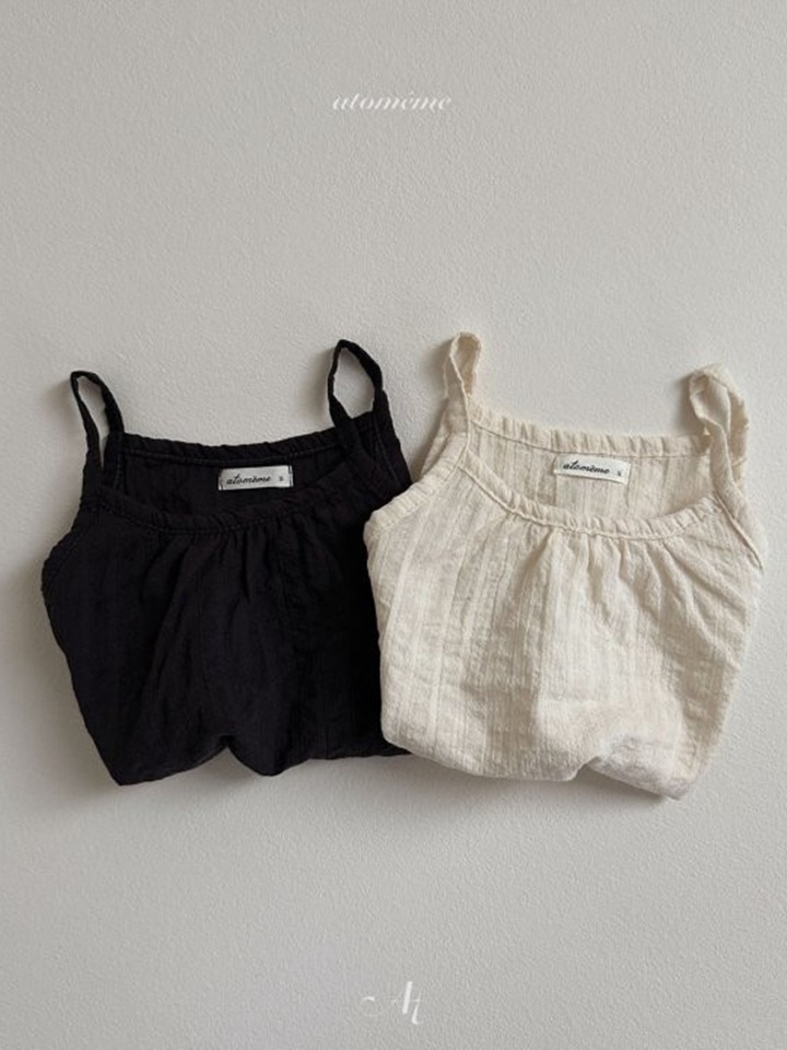 Roen Shirring Sleeveless Tee