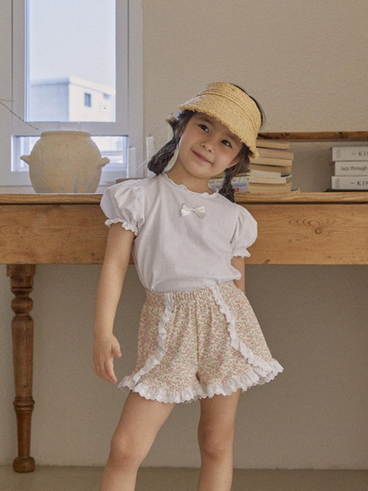 Flower Frill Pants
