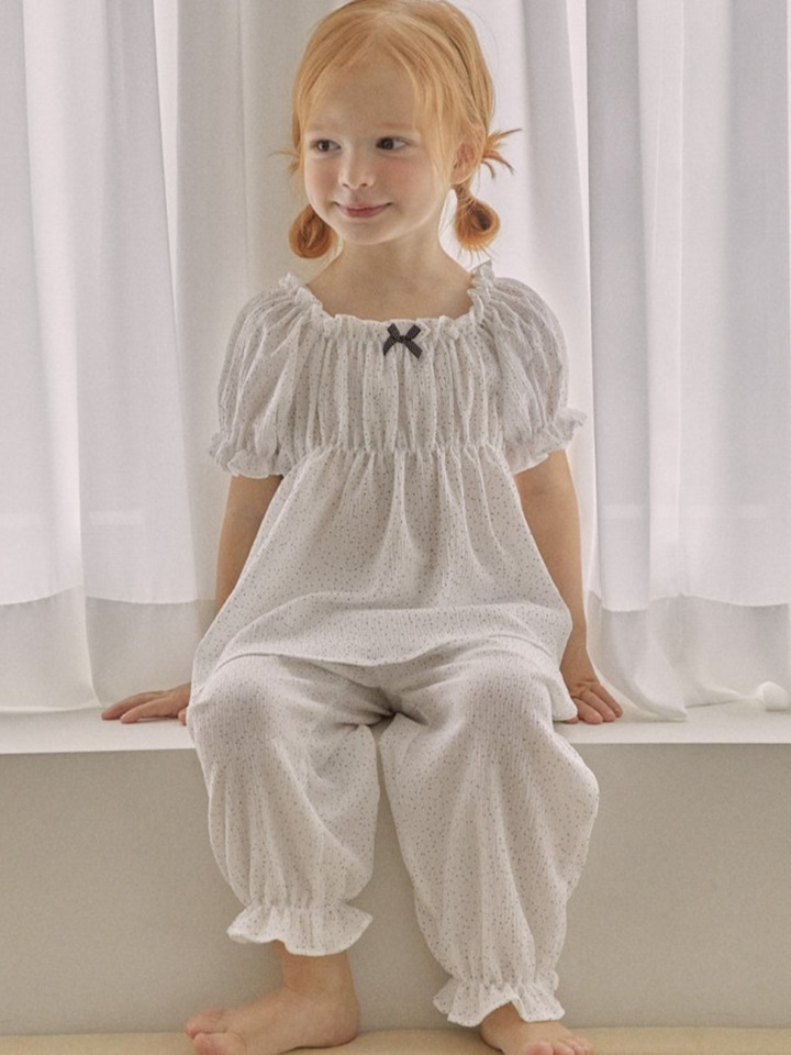 Dot Ribbon Blouse