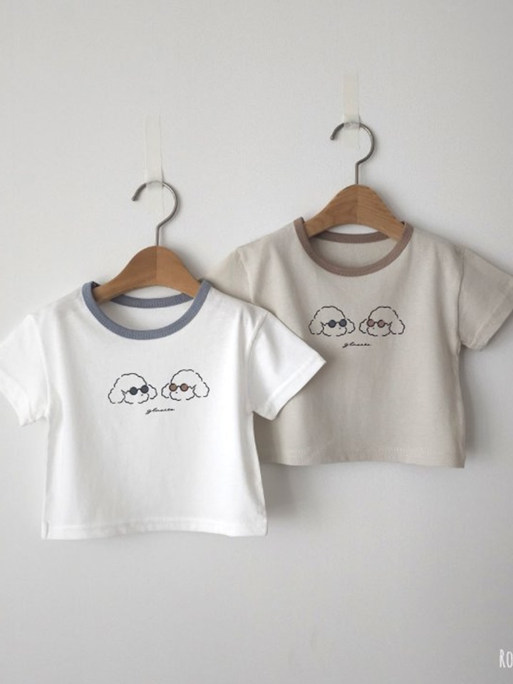 Sunglass Poodle Tee