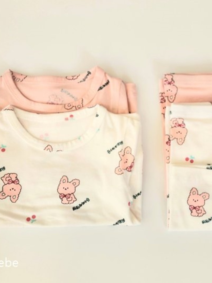 Cherry Rabbit Top Bottom Set