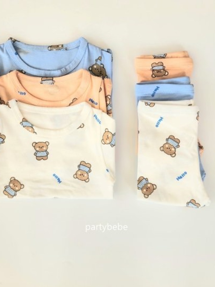 Hello Bear Top Bottom Set