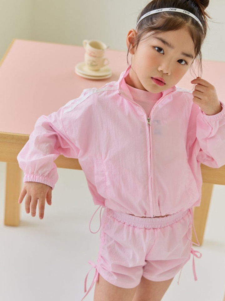 Crop Ribbon Windbreaker