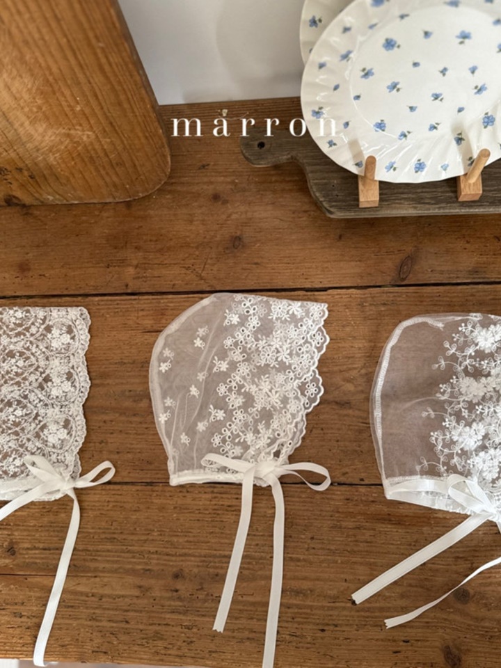 White Lace Bonnet