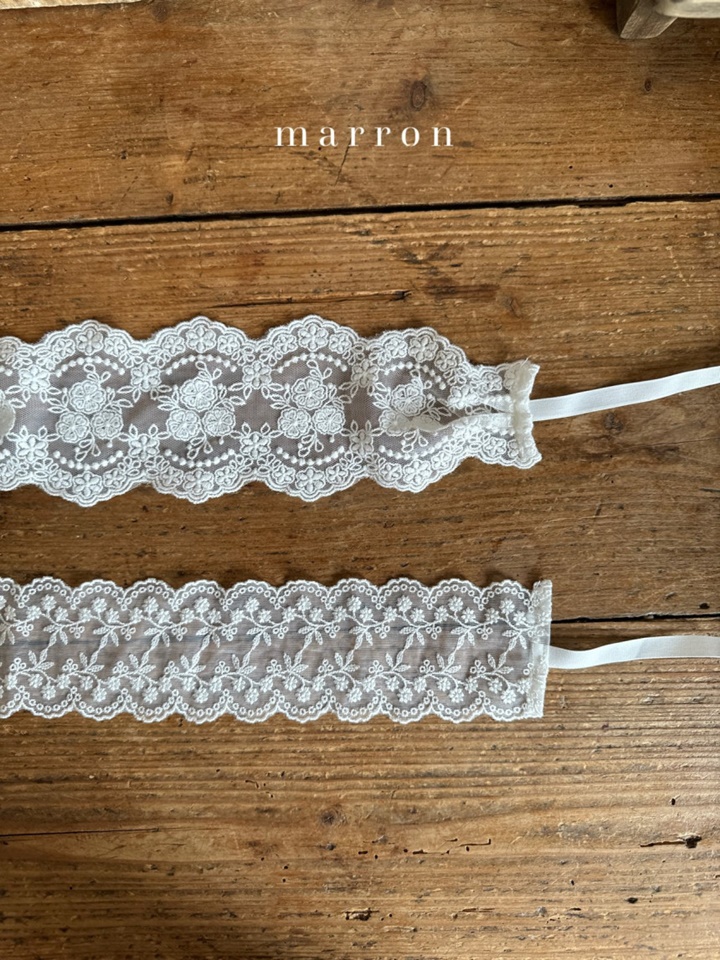 White Lace Hair Band