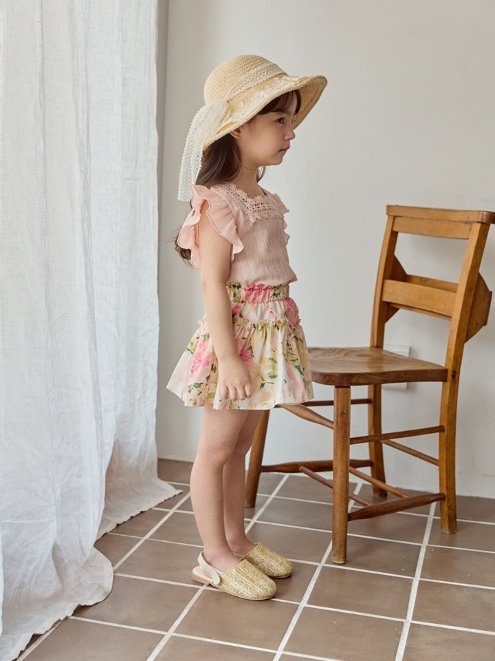 Frill Square Blouse