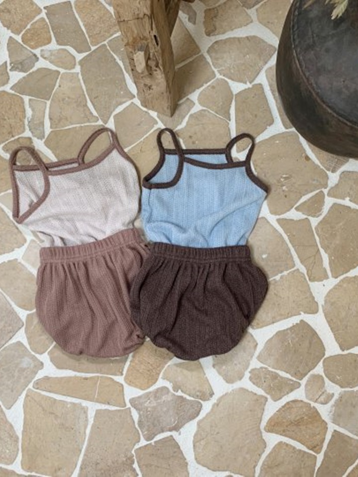 Churros Sleevelss Top Bottom Set