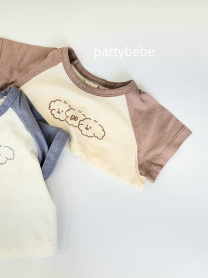 Puppy Raglan Tee