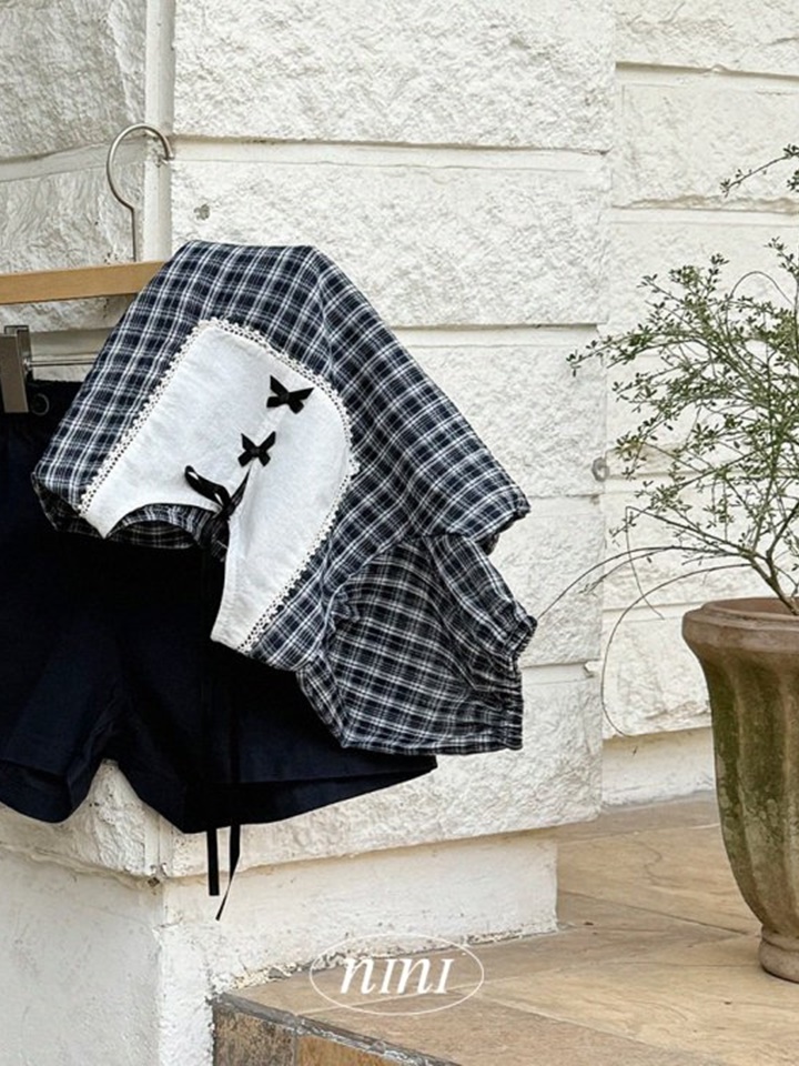 Rally Check Bon Blouse