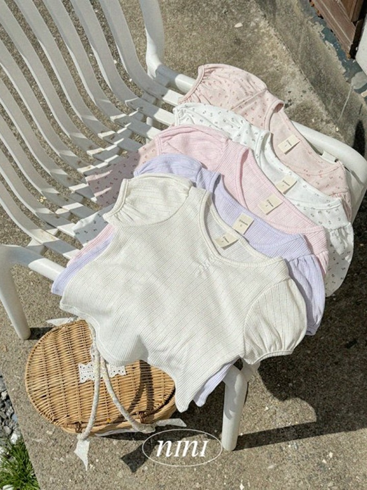 Berry Eyelet Tee