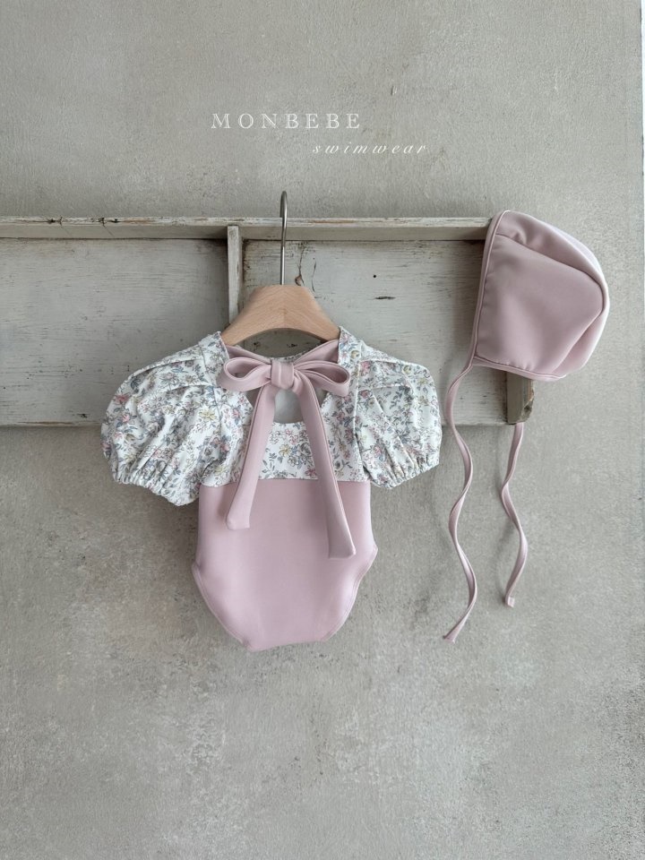 Fleur Swim Suit With Bonnet