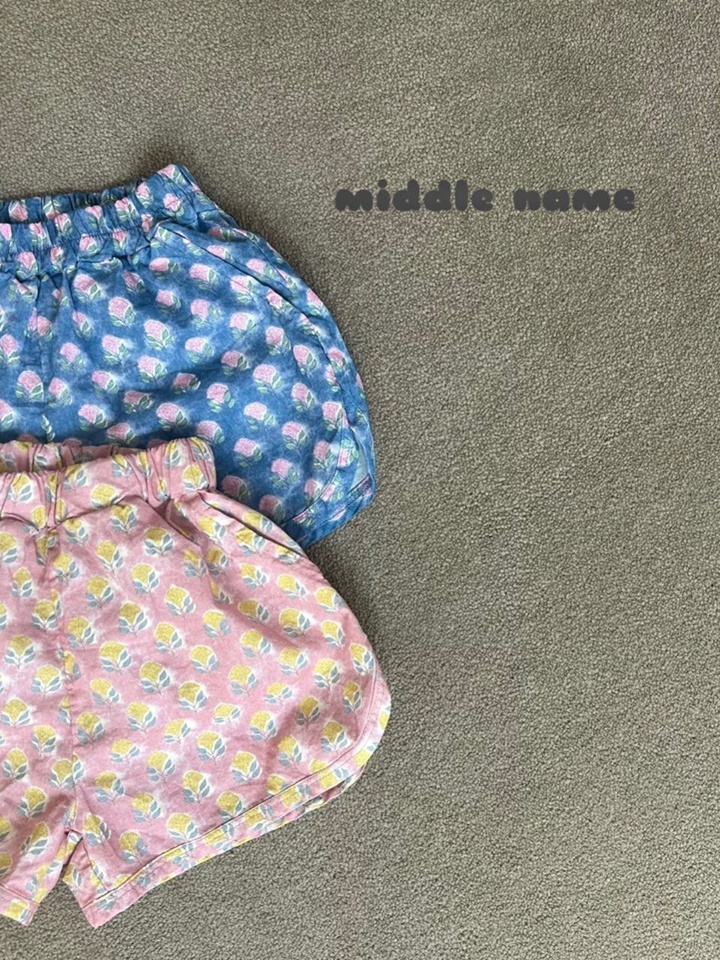 Vintage Flower Piping Pants