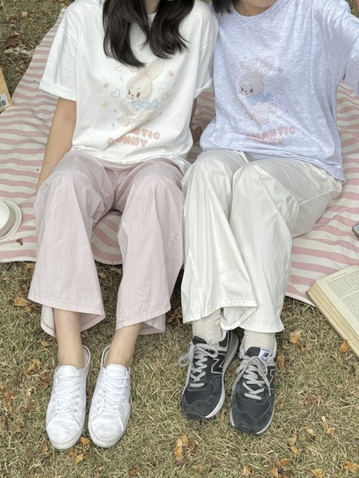 Adult Romantic Bunny Tee