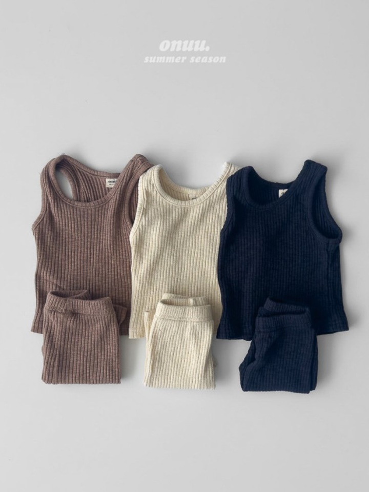 Modal Rib Top Bottom Set