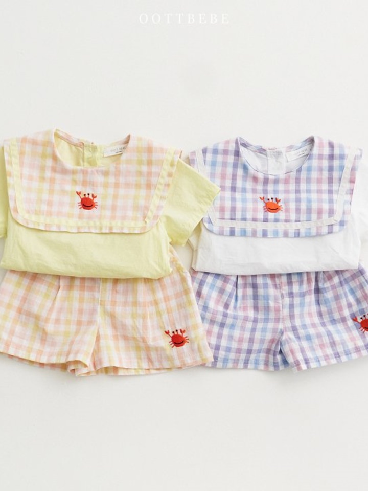 Crap Collar Top Bottom Set