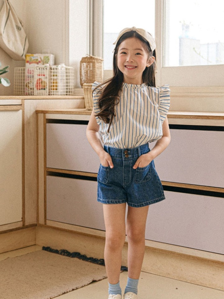 Mini Pocket Denim Pants