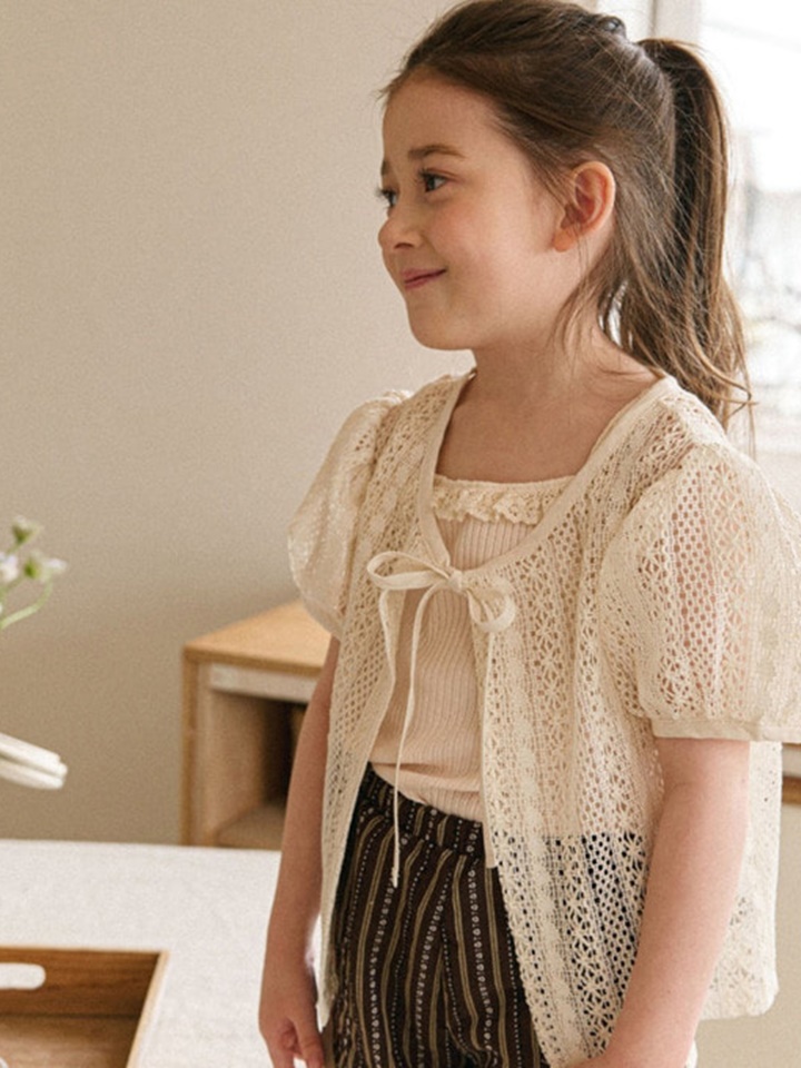 Lace Ribbon Cardigan