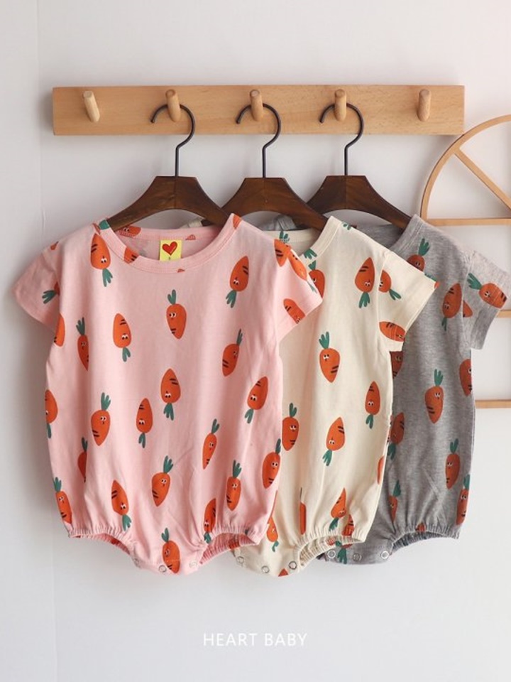 Carrot Short Sleeve Body Suit