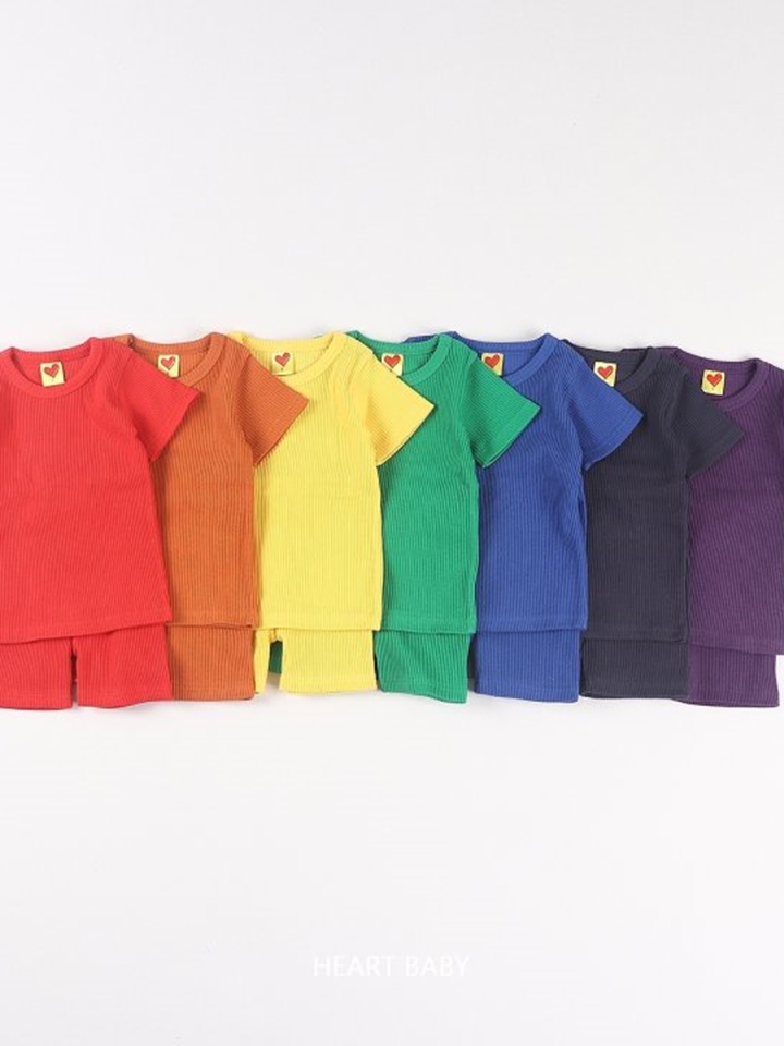 Rainbow Rib Short Sleeve Easy Wear